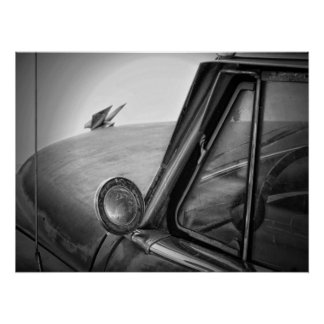 Poster Voiture monochrome
