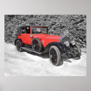 Poster Voiture rouge