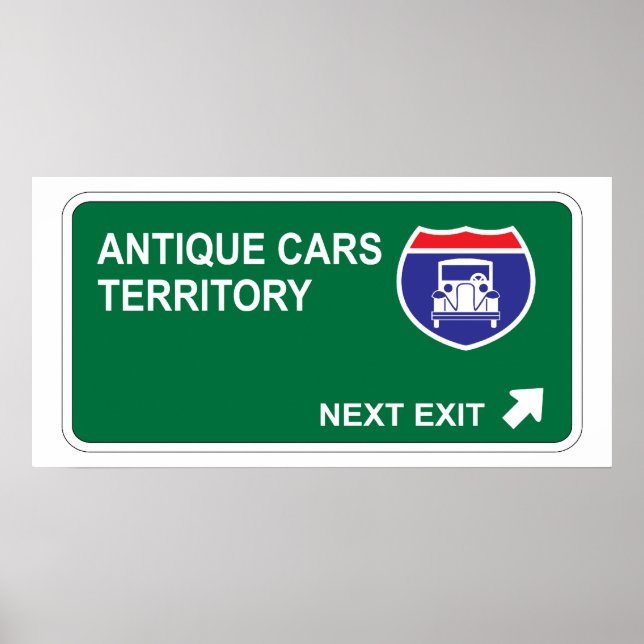 Poster Voitures antiques Prochaine sortie (Devant)