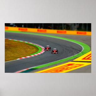 Poster Voitures de course