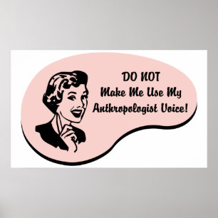 Poster Voix d'anthropologue