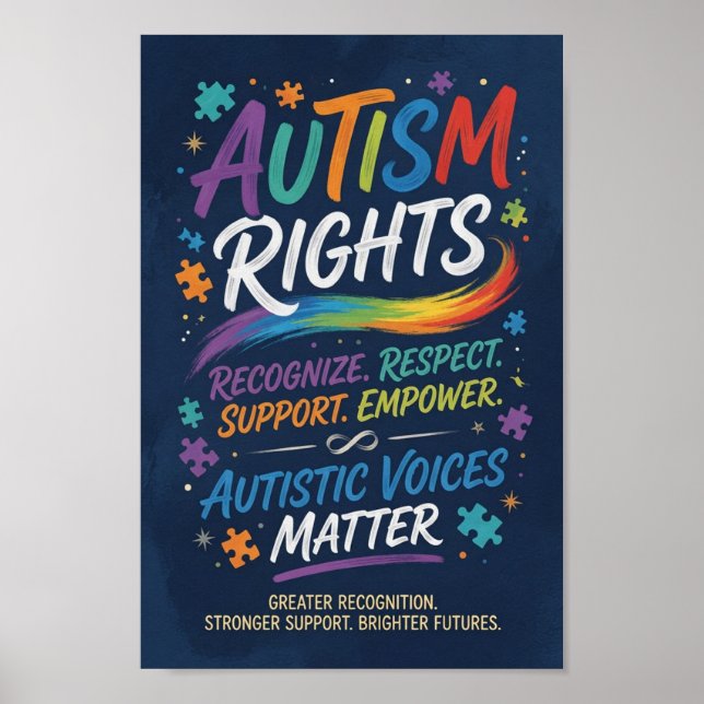 Poster Voix de l'autisme (Devant)