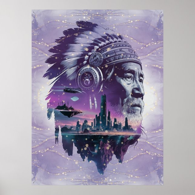 Poster Voix du passé, visions du futur (Devant)