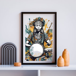 Poster Voix du Tambour Sacré