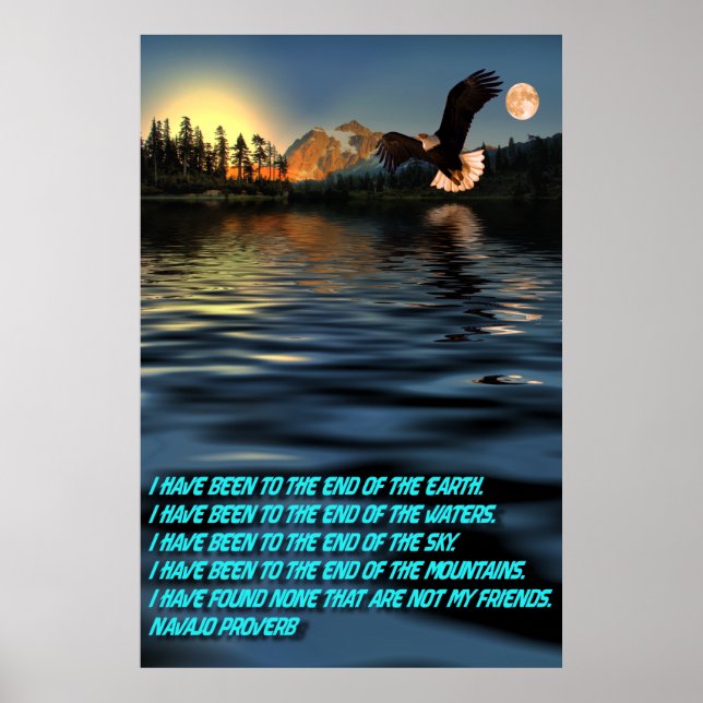 Poster Vol Eagle-29-Navajo-Proverb (Devant)