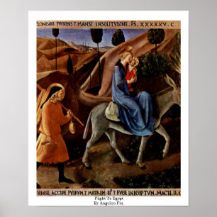 Poster Vol En Egypte Par Angelico Fra