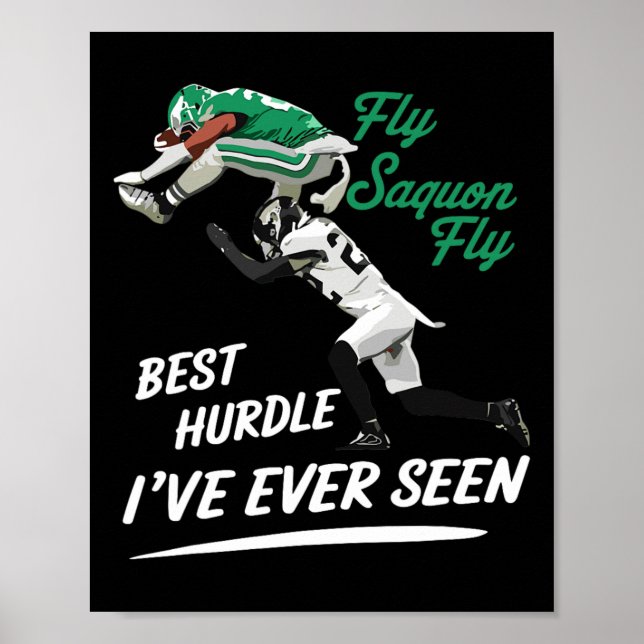 Poster Vol Saquon Vol Best Hundle J'ai jamais vu des aigl (Devant)