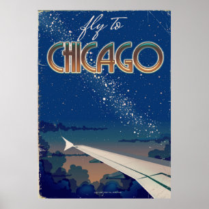 Poster Vol vers Chicago