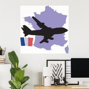 Poster Vol vers la France