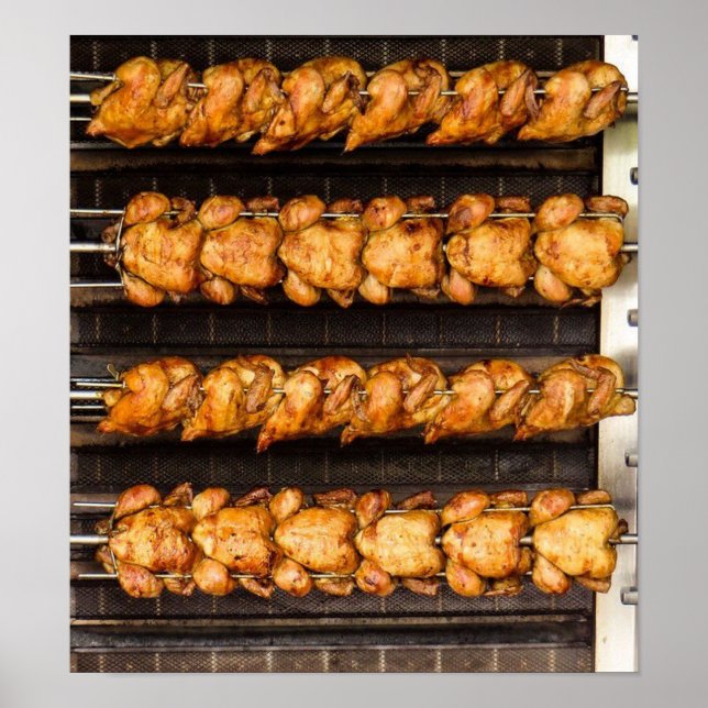 Poster Volailles Cuisine grill (Devant)