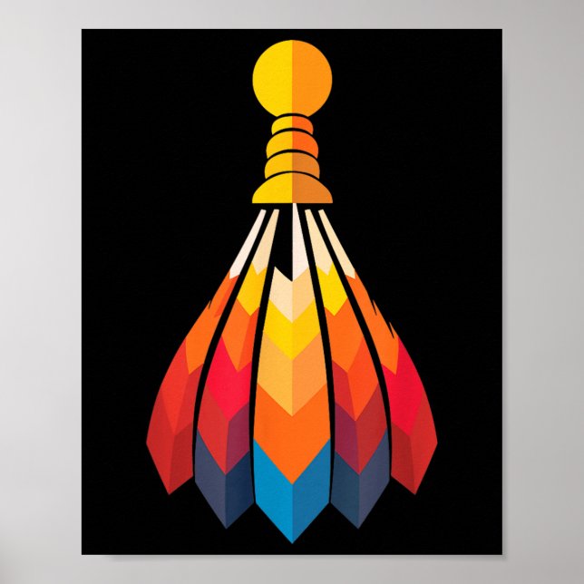 Poster Volant de badminton (Devant)