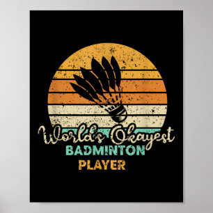 Poster Volant de badminton Ball Sports Tennis Sert