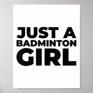 Poster Volant de badminton Team Racket - Juste Un Badmint