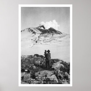 Poster Volcan Alaska 1913 de Katmai