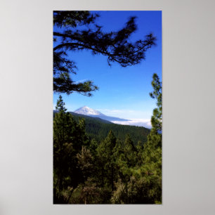 Poster Volcan le Teide - de Tenerife - les Iles Canaries