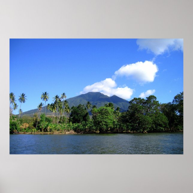 Poster Volcan Maderas (Devant)