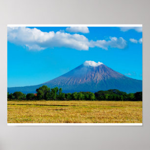 Poster Volcan San Cristobal, Nicaragua