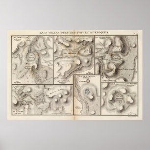 Poster Volcaniques de laques