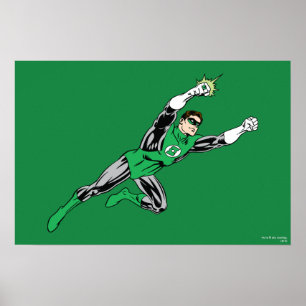 Poster Voler à droite de la lanterne verte