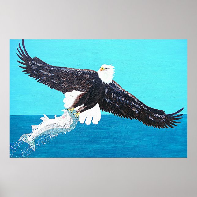 Poster Voler avec les aigles ou nager avec les poissons (Devant)