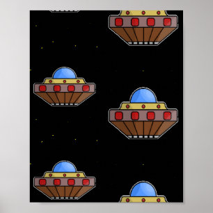 Poster voler dans l'espace
