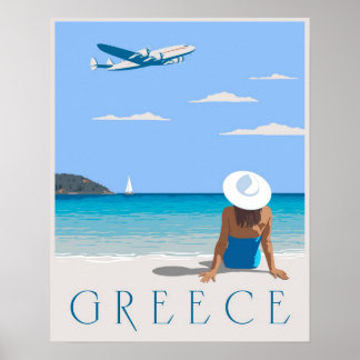 Poster Voler vers la Grèce