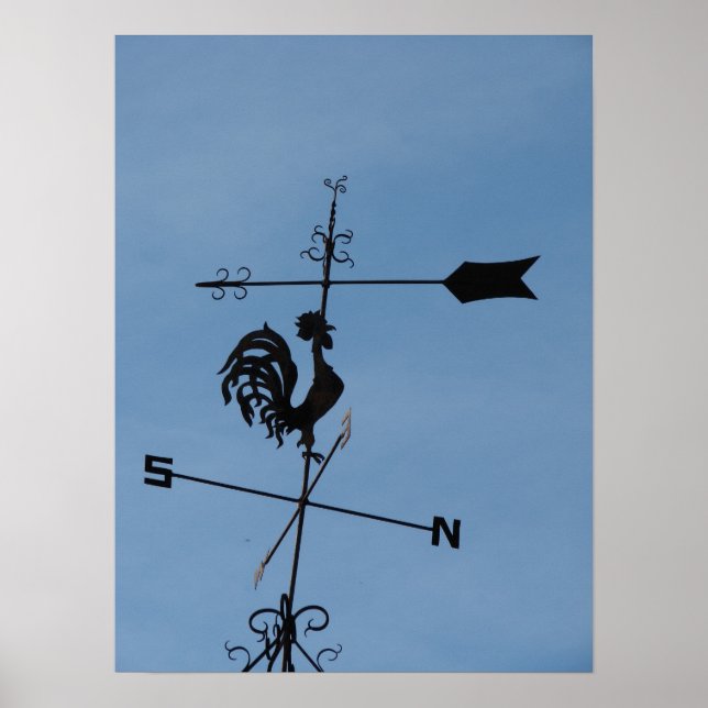 Poster Volet météorologique du coq (Devant)