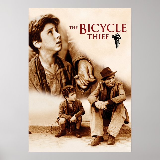 Poster Voleurs de bicyclettes Vittorio De Sica (Devant)