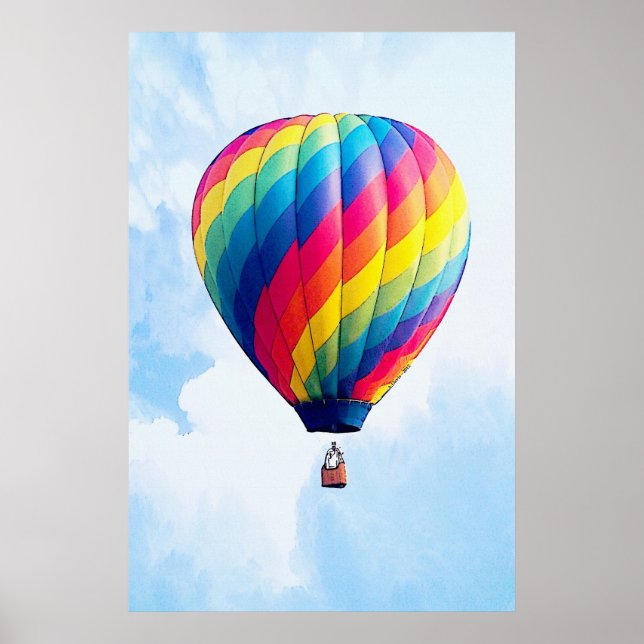 Poster Volez Libérez Mon Ballon À Air Chaud ! (Devant)