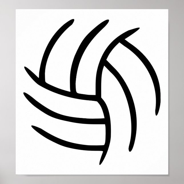 Poster Volley-ball (Devant)