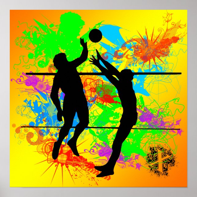 Poster Volleyball (Devant)
