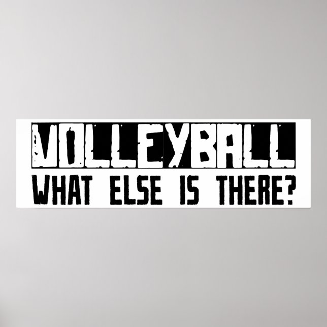 Poster Volleyball Qu'Y A-T-Il D'Autre ? (Devant)