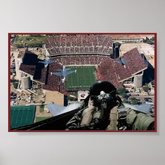 Poster Vols à Kyle Field (Devant)