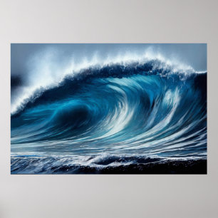 Poster Vortex bleu