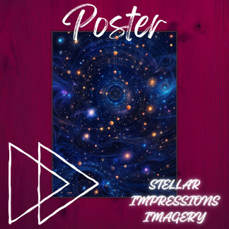 Poster Vortex céleste
