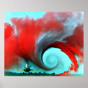 Poster Vortex d'avions