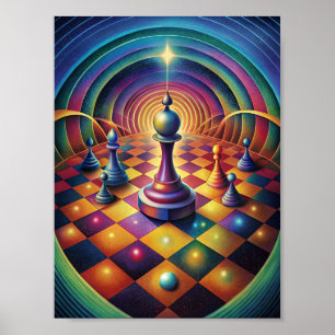 Poster "Vortex of Strategy"