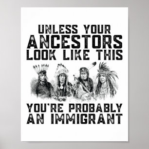 Poster Vos ancêtres ressemblent à ça Vous êtes probableme