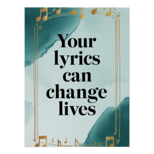 Poster Vos Paroles Peuvent Changer Des Vies
