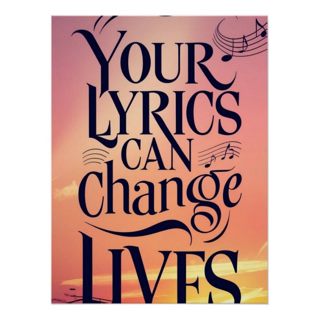 Poster Vos Paroles Peuvent Changer La Vie (Devant)
