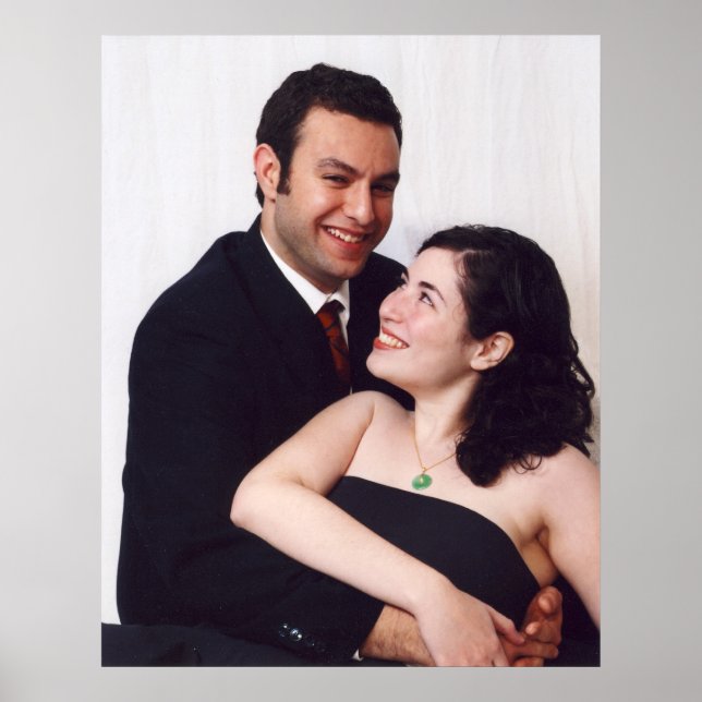 Poster Vos photos mariages sur toile (Devant)