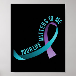 Poster Vos Problèmes De Vie Pour Moi Suicide Prévention