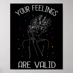 Poster Vos sentiments sont valables en santé mentale