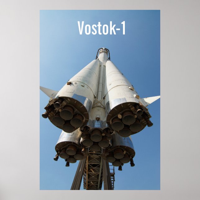 Poster Vostok, Vostok 1 (Devant)