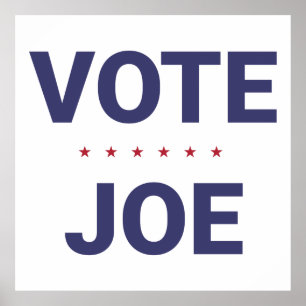 Poster Vote Joe (élection américaine de 2020)