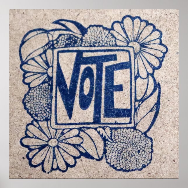 POSTER VOTE VINTAGE (Devant)