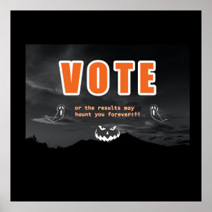 Poster Voter Des Tactiques Peur