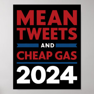 Poster Voter des tweets méchants et du gaz bon marché Pro