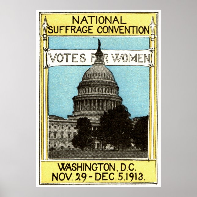 Poster Votes pour les femmes de 1913 (Devant)