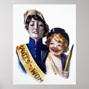Poster Votes pour les femmes - Suffrage des femmes, 1915